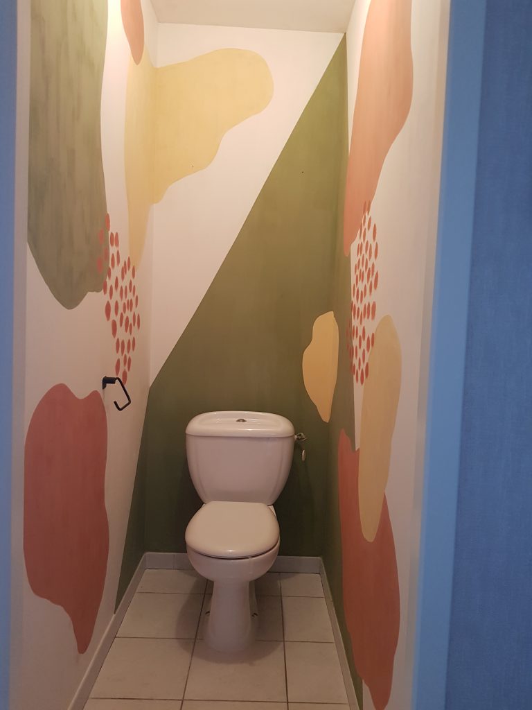 Peinture intérieure / pièce complète par Céline Gravier, Peintre Enchanteur.