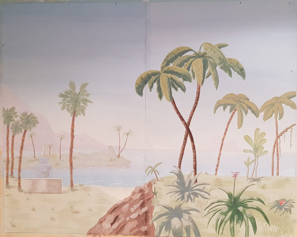 Panoramique exotique, fait par Céline Gravier, ô peintre enchanteur