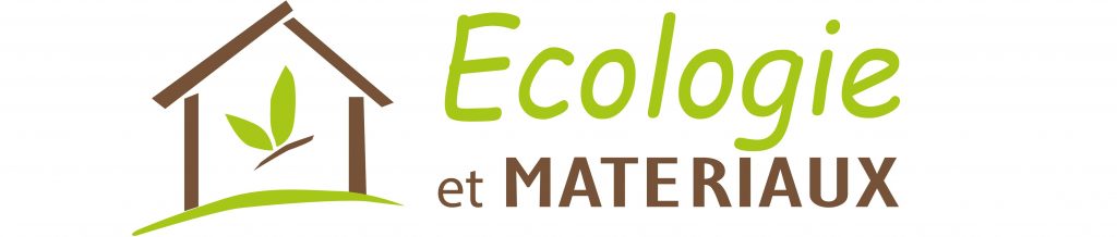 Logo de Ecologie et Matériaux, partenaire de Céline Gravier, Ô Peintre Enchanteur.