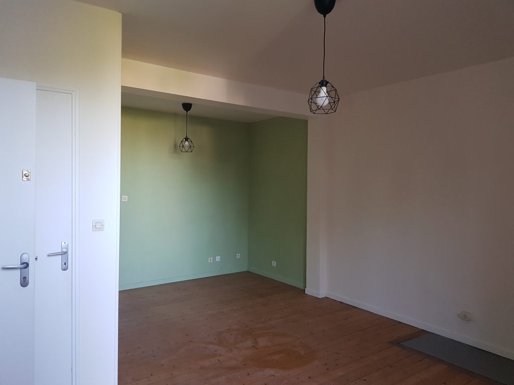 o peintre enchanteur - Gravier Céline - Brest - peinture intérieur - pièce de vie - salon - peinture naturelle à la caséine